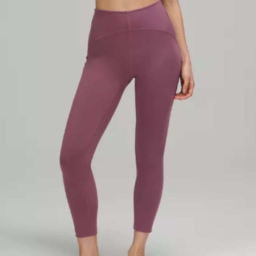Lululemon Instill High Rise 25” Vintage Plum 14